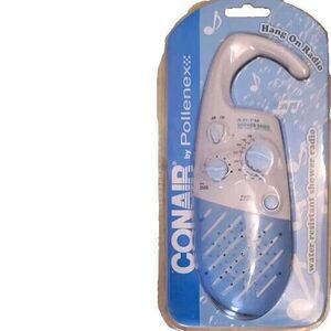 Conair by Pollenex Hang On Radio AM FM Shower Blue Water Resistant SR11 NEW